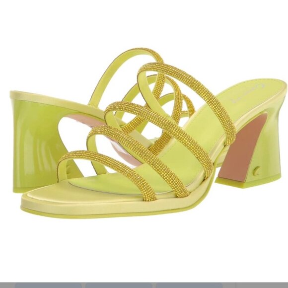 Circus NY by Sam Edelman Women's Heddie Mule Heel Sunny Lime - Picture 3 of 8